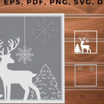 Intra απο ξύλο plywood 3mm-4mm πάχος Χριστουγεννιάτικα Πολυστρωματικά Αποκομμένα Δίασταση 15x15 cm INTRAFABR-14317116 - Image 1