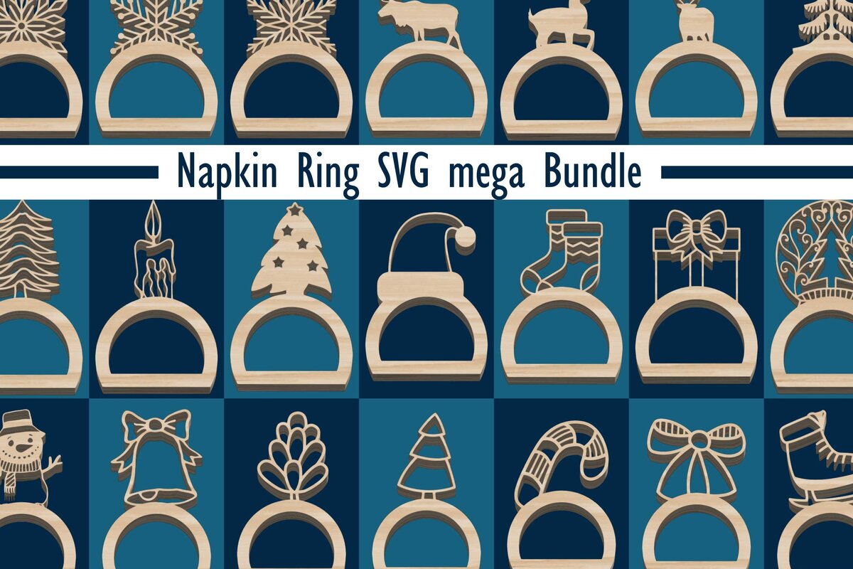 Intra απο ξύλο plywood 3mm-4mm πάχος Δαχτυλίδι χριστουγεννιάτικου χαρτοπετσέτας Δίασταση 15x15 cm INTRAFABR-74815043