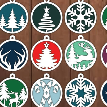 Intra απο ξύλο plywood 3mm-4mm πάχος ΧΡΙΣΤΟΥΓΕΝΝΙΑΤΙΚΑ ΣΤΟΛΙΔΙΑ κοπής με λέιζερ Δίασταση 8x8 cm INTRAFABR-74199519 - Image 1