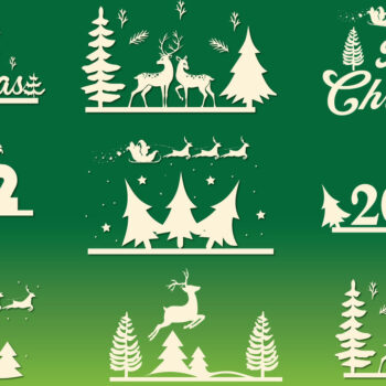 Intra απο ξύλο plywood 3mm-4mm πάχος Δέσμη χριστουγεννιάτικου χαρτιού κοπής Δίασταση 30x20 cm INTRAFABR-20623226 - Image 1