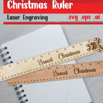 Intra απο ξύλο plywood 3mm-4mm πάχος Χριστουγεννιάτικος χάρακας | Χριστουγεννιάτικος Ξύλινος Χάρακας Δίασταση 12x12 cm INTRAFABR-110956612 - Image 1