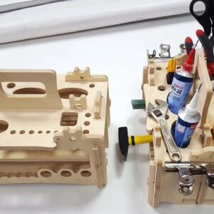 Intra απο ξύλο plywood 3mm-4mm πάχος – Μοναδική Ξύλινη Εργαλειοθήκη με ξύλο λαβής 10x10 cm INTRAVECTRY-MY556315