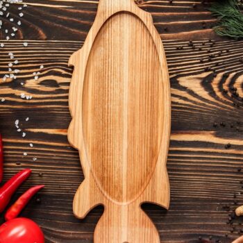 Intra απο ξύλο plywood 3mm-4mm πάχος – Ξύλινο ξύλο πιατέλας σερβιρίσματος ψαριών 40x40 cm INTRAVECTRY-MY556321 - Image 1