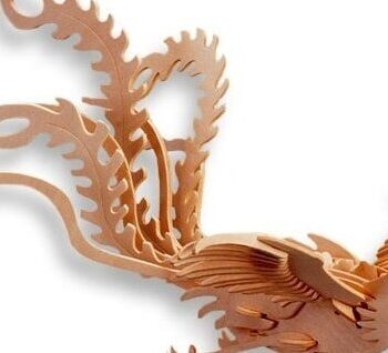 Intra απο ξύλο plywood 3mm-4mm πάχος – ξύλο 3D παζλ Phoenix Wooden Bird 45x50 cm INTRAVECTRY-MY556341 - Image 1