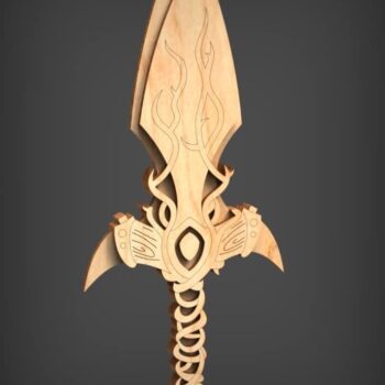 Intra απο ξύλο plywood 3mm-4mm πάχος – Ξύλινο ξύλο σπαθιού 40x45 cm INTRAVECTRY-MY556363 - Image 1