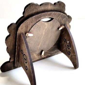 Intra απο ξύλο plywood 3mm-4mm πάχος – Διακοσμητικό Χαραγμένο Στρογγυλό Ξύλινο Κορνίζα 6mm ξύλο 15x20 cm INTRAVECTRY-MY558648 - Image 2