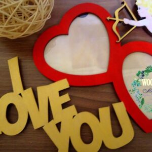 Intra απο ξύλο plywood 3mm-4mm πάχος – Κορνίζες Love Heart με ξύλο Angel 3mm 4mm 40x40 cm INTRAVECTRY-MY558133