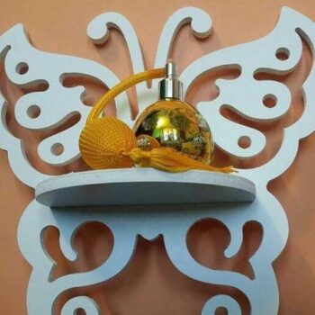 Intra απο ξύλο plywood 3mm-4mm πάχος – ξύλο ραφιών διακόσμησης τοίχου πεταλούδα 40x45 cm INTRAVECTRY-MY559209 - Image 1