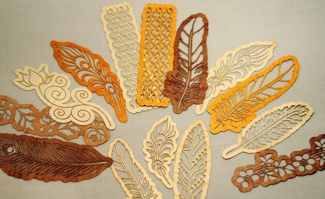 Intra απο ξύλο plywood 3mm-4mm πάχος – Ξύλινο ξύλο φτερών σελιδοδεικτών μπαμπού 45x50 cm INTRAVECTRY-MY556532