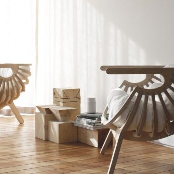 Intra απο ξύλο plywood 3mm-4mm πάχος – ξύλο πολυθρόνας Shell Lounge 20x20 cm INTRAVECTRY-MY556734 - Image 1