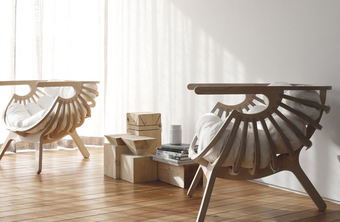 Intra απο ξύλο plywood 3mm-4mm πάχος – ξύλο πολυθρόνας Shell Lounge 50x60 cm INTRAVECTRY-MY556584