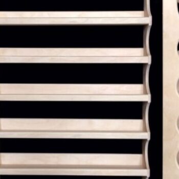 Intra απο ξύλο plywood 3mm-4mm πάχος – Βερνίκι νυχιών Wood Rack Cosmetic Organizer File 15x20 cm INTRAVECTRY-MY556594 - Image 1