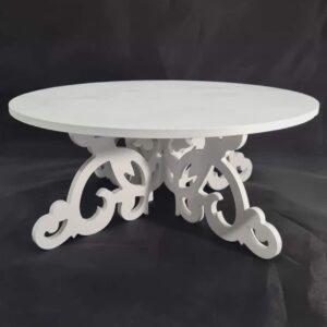 Intra απο ξύλο plywood 3mm-4mm πάχος – Στάση τούρτας με μοτίβο για γάμο 45x50 cm INTRAVECTRY-MY556622