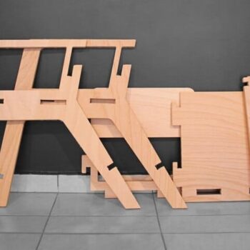 Intra απο ξύλο plywood 3mm-4mm πάχος – Ξύλινη καρέκλα Kuka 25x25 cm INTRAVECTRY-MY556735 - Image 4