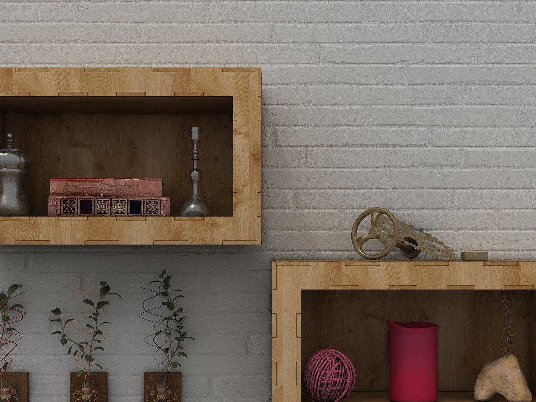 Intra απο ξύλο plywood 3mm-4mm πάχος –  ραφιών τοίχου Πρότυπα Glowforge Δίασταση  40x30 cm INTRAFABR-39948257