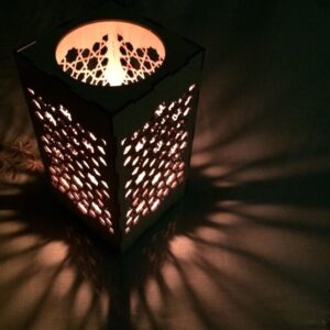 Intra απο ξύλο plywood 3mm-4mm πάχος – ξύλο φαναριού τσαγιού Hope Candle Holder 30x30 cm INTRAVECTRY-MY557175