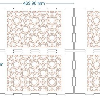 Intra απο ξύλο plywood 3mm-4mm πάχος – ξύλο φαναριού τσαγιού Hope Candle Holder 30x30 cm INTRAVECTRY-MY557175 - Image 2