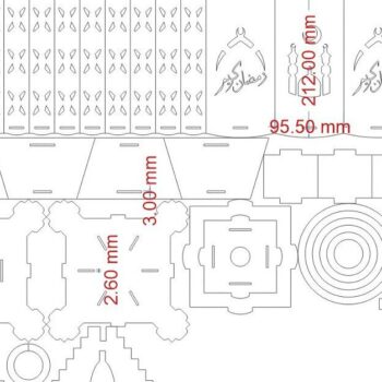 Intra απο ξύλο plywood 3mm-4mm πάχος – Αιγυπτιακό λαϊκό και παραδοσιακό ξύλο φαναριών 30x35 cm INTRAVECTRY-MY558713 - Image 4