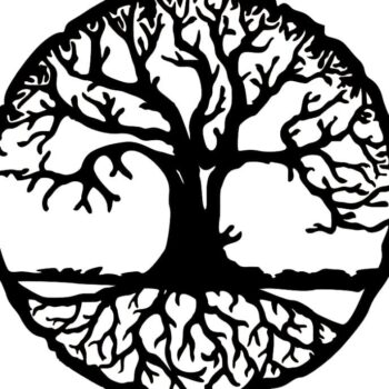 Intra απο ξύλο plywood 3mm-4mm πάχος – ξύλο πνευματικής τέχνης τοίχου δέντρου της ζωής 15x15 cm INTRAVECTRY-MY560826 - Image 2