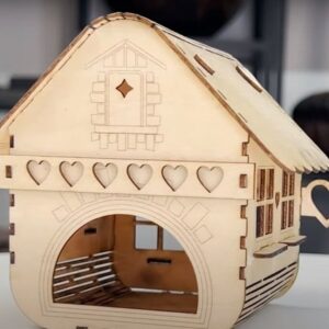 Intra απο ξύλο plywood 3mm-4mm πάχος – Ξύλινο Σπίτι Παιχνιδιού 4mm Λίμα 12x15 cm INTRAVECTRY-MY557436