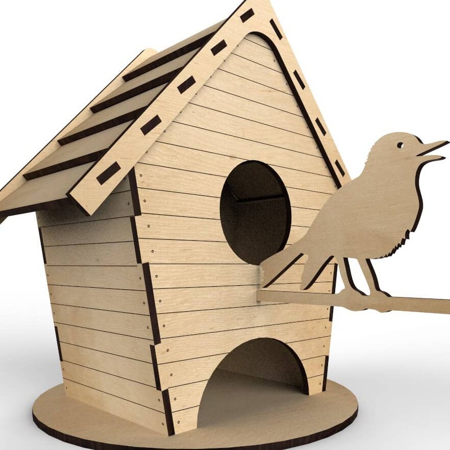 Intra απο ξύλο plywood 3mm-4mm πάχος – Φακελάκι τσαγιού με ξύλο πουλιών 15x20 cm INTRAVECTRY-MY560367