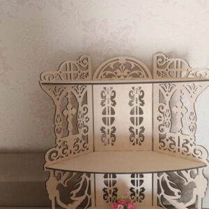 Intra απο ξύλο plywood 3mm-4mm πάχος – Ξύλινο γωνιακό ράφι για ξύλο εικονιδίων 12x15 cm INTRAVECTRY-MY559144