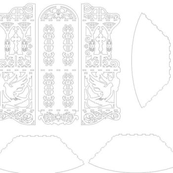 Intra απο ξύλο plywood 3mm-4mm πάχος – Ξύλινο γωνιακό ράφι για ξύλο εικονιδίων 12x15 cm INTRAVECTRY-MY559144 - Image 2