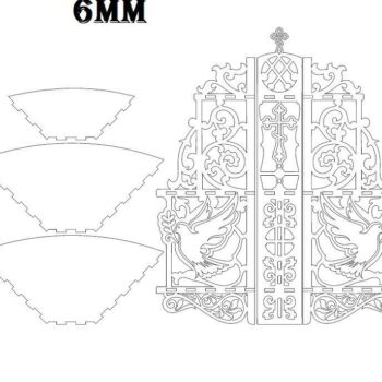 Intra απο ξύλο plywood 3mm-4mm πάχος – Ξύλινο ξύλο ραφιού εικονιδίων σπιτιού 12x15 cm INTRAVECTRY-MY559146 - Image 2