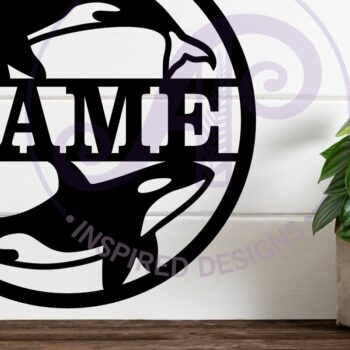 Intra απο ξύλο plywood 3mm-4mm πάχος – Όνομα Orcas Wall Art Sign, Δίασταση  40x30 cm INTRAFABR-115853359 - Image 2