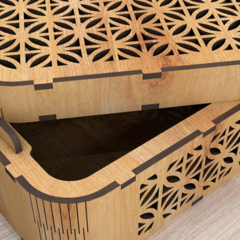 Intra απο ξύλο plywood 3mm-4mm πάχος – Δέσμη κουτί διακοσμήσεων Δίασταση  20x20 cm INTRAFABR-106323629 - Image 3