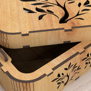 Intra απο ξύλο plywood 3mm-4mm πάχος – Δέσμη κουτί διακοσμήσεων Δίασταση  20x20 cm INTRAFABR-106323629 - Image 6