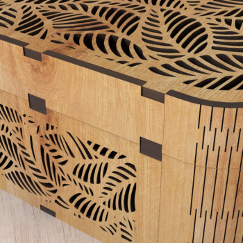Intra απο ξύλο plywood 3mm-4mm πάχος – Δέσμη κουτί διακοσμήσεων Δίασταση  20x20 cm INTRAFABR-106323629 - Image 7