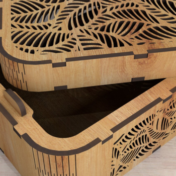 Intra απο ξύλο plywood 3mm-4mm πάχος – Δέσμη κουτί διακοσμήσεων Δίασταση  20x20 cm INTRAFABR-106323629 - Image 8