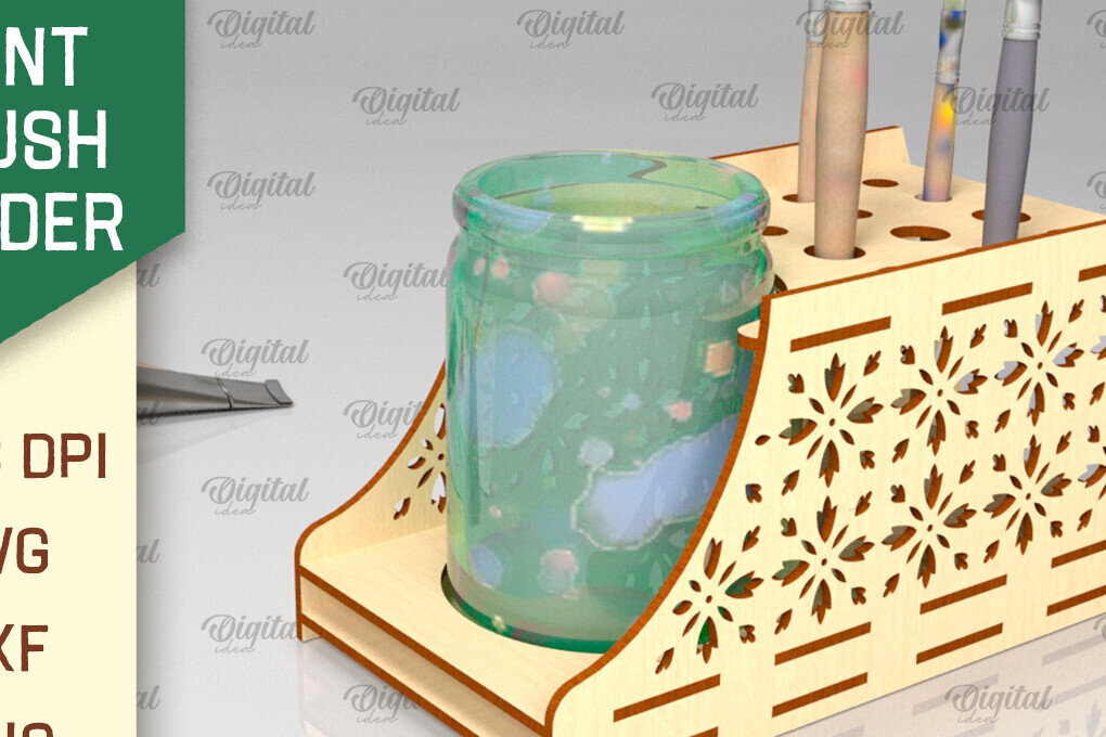 Intra απο ξύλο plywood 3mm-4mm πάχος – Στήριγμα πινέλου βαφής Δίασταση  20x20 cm INTRAFABR-98145646