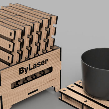 Intra απο ξύλο plywood 3mm-4mm πάχος – Σουβέρ παλετών για Αρχεία κοπής με λέιζερ Δίασταση 20x20 cm INTRAFABR-108551329 - Image 1