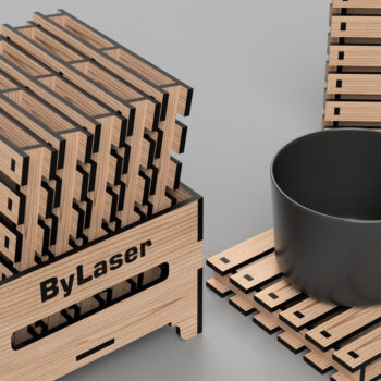 Intra απο ξύλο plywood 3mm-4mm πάχος – Σουβέρ παλετών για Αρχεία κοπής με λέιζερ Δίασταση 20x20 cm INTRAFABR-108551329 - Image 5