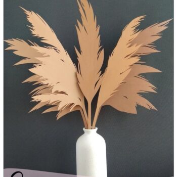 Intra απο ξύλο plywood 3mm-4mm πάχος – Αρχείο κοπής με λέιζερ Pampas Grass Δίασταση  20x20 cm INTRAFABR-33676019 - Image 2