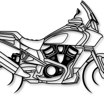 Intra απο ξύλο plywood 3mm-4mm πάχος –  μοτοσικλέτας Pan America Δίασταση  20x20 cm INTRAFABR-113767553 - Image 1