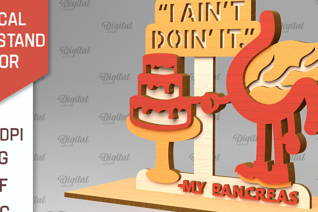 Intra απο ξύλο plywood 3mm-4mm πάχος – Κοπή λέιζερ με βάση ιατρικής προειδοποίησης παγκρέατος Δίασταση  20x20 cm INTRAFABR-101382609