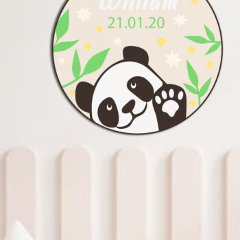 Intra απο ξύλο plywood 3mm-4mm πάχος – Διακοσμητικό τοίχου Panda, Παιδικό Πάνελ Δίασταση  40x30 cm INTRAFABR-86382239 - Image 2