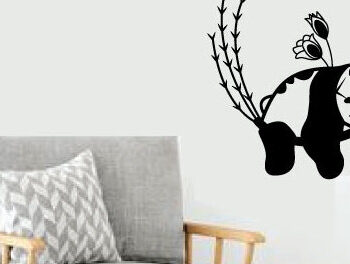 Intra απο ξύλο plywood 3mm-4mm πάχος – Σχεδιασμός Panda Metal Art Wall Art Δίασταση  40x30 cm INTRAFABR-75475179 - Image 1