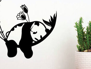 Intra απο ξύλο plywood 3mm-4mm πάχος – Σχεδιασμός Panda Metal Art Wall Art Δίασταση  40x30 cm INTRAFABR-75475179 - Image 2