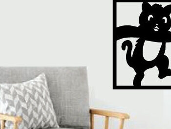 Intra απο ξύλο plywood 3mm-4mm πάχος – Σχεδιασμός Panda Metal Art Wall Art Δίασταση  40x30 cm INTRAFABR-75475235 - Image 1