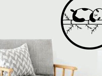 Intra απο ξύλο plywood 3mm-4mm πάχος – Σχεδιασμός Panda Metal Art Wall Art Δίασταση  40x30 cm INTRAFABR-75475118 - Image 1