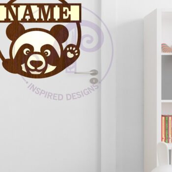 Intra απο ξύλο plywood 3mm-4mm πάχος – Πρότυπο κοπής λέιζερ Name Panda Δίασταση 20x20 cm INTRAFABR-95479584 - Image 4