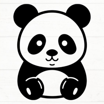 Intra απο ξύλο plywood 3mm-4mm πάχος – Panda, DXF, EPS, JPG, PNG Δίασταση 20x20 cm INTRAFABR-115722357 - Image 2