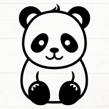 Intra απο ξύλο plywood 3mm-4mm πάχος – Panda, DXF, EPS, JPG, PNG Δίασταση 20x20 cm INTRAFABR-115722357 - Image 5