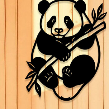 Intra απο ξύλο plywood 3mm-4mm πάχος – Σετ κοπής με λέιζερ τοίχου Panda Δίασταση  40x30 cm INTRAFABR-121971947 - Image 12