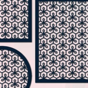 Intra απο ξύλο plywood 3mm-4mm πάχος – Πάνελ σουβέρ με μοτίβο Bundle Δίασταση  20x20 cm INTRAFABR-58169137