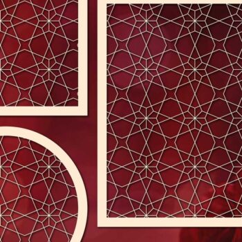 Intra απο ξύλο plywood 3mm-4mm πάχος – Πάνελ σουβέρ με μοτίβο Bundle Δίασταση  20x20 cm INTRAFABR-58171824 - Image 2